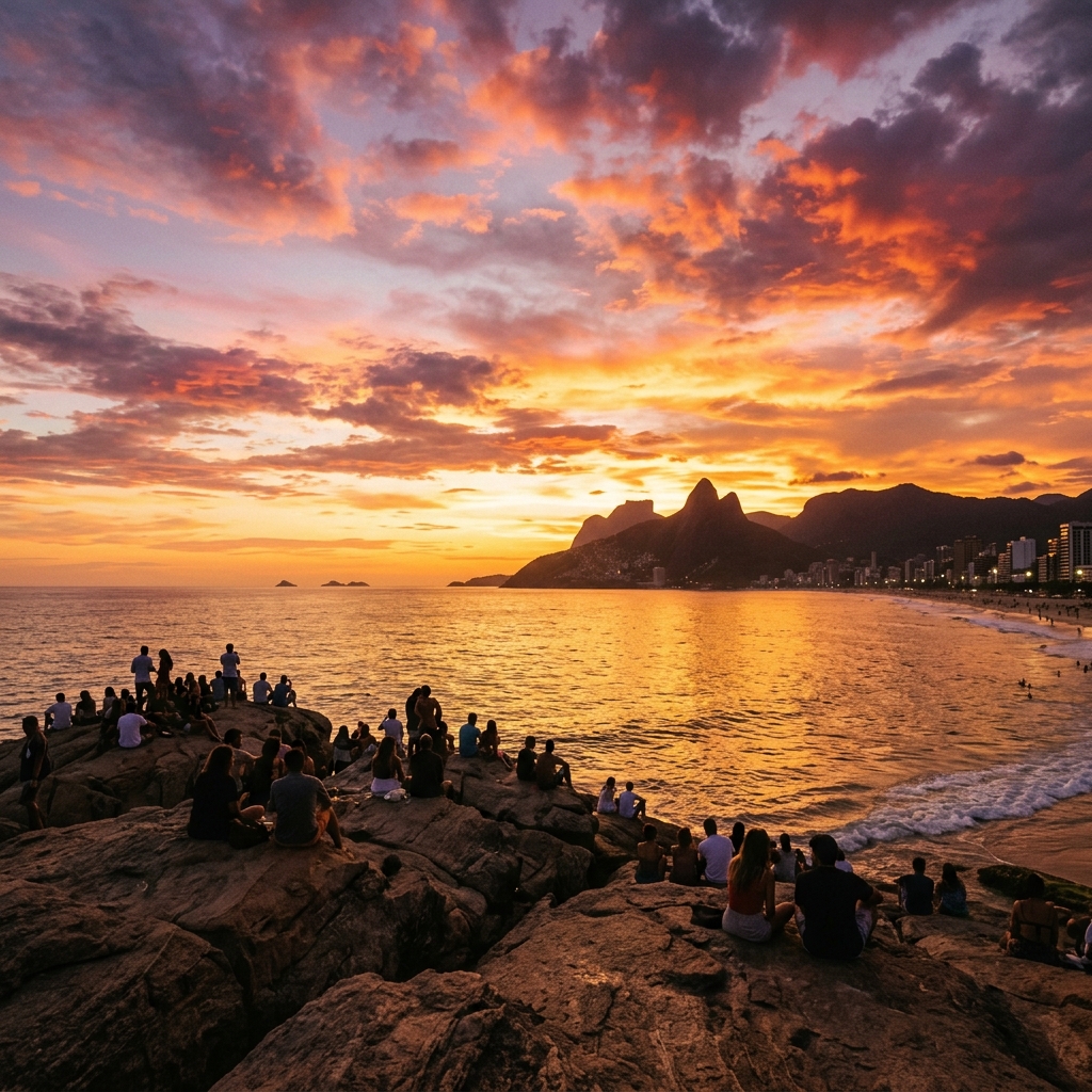 O Rio Das Marés e Das Cores Vespertinas