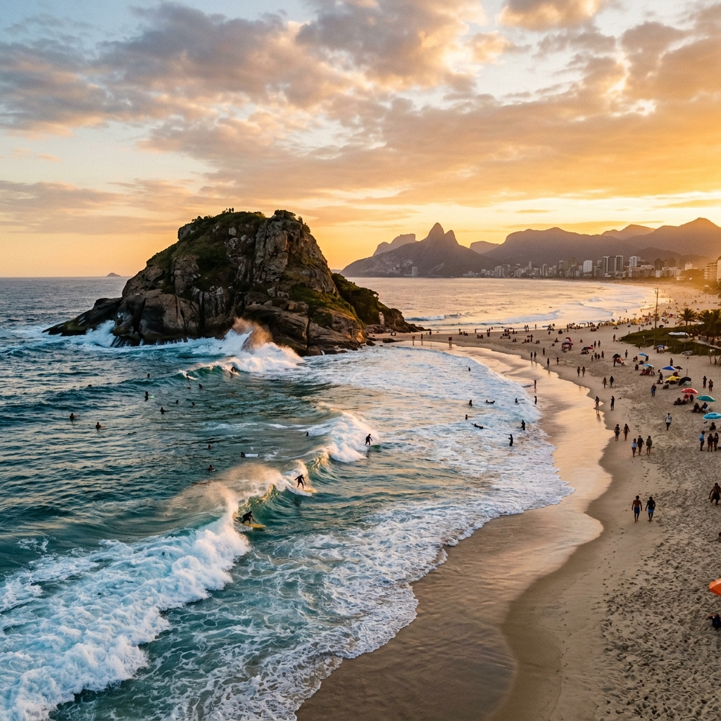 Praia do Recreio: Alto Astral e Luz do Sol até Mais Tarde